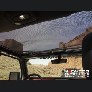 Jeep Wrangler JL Eclipse Sun Shade - Black - Front